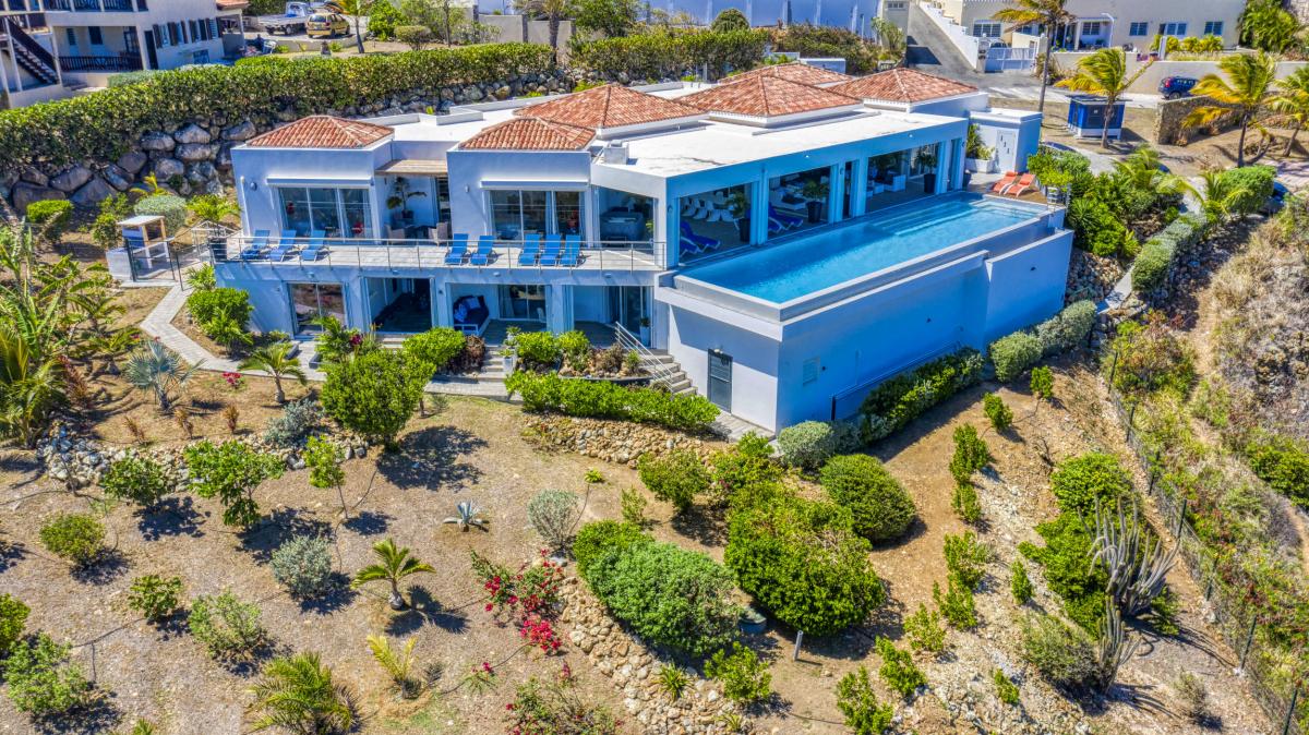 Location villa 9 chambres Tamarind Hill Saint Martin-photo de drone-49